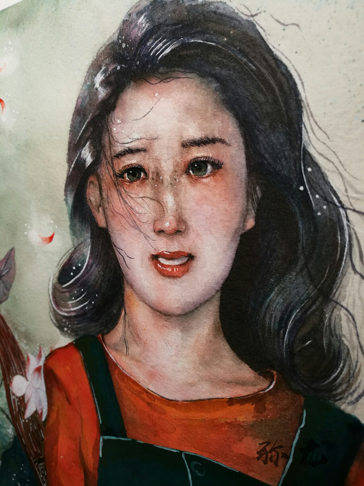 这张水彩人物有些难度（图ZMTAwNDQzMTgw） - 绘画 - 站酷设计师弥龙水彩原创素材 - 站酷ZCOOL