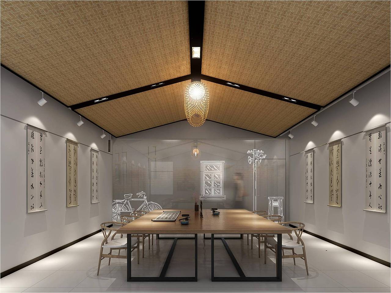 清流文化中心（图ZMTE3MTI5NzIw） - 家装设计 - 站酷设计师多维设计事务所原创素材 - 站酷ZCOOL