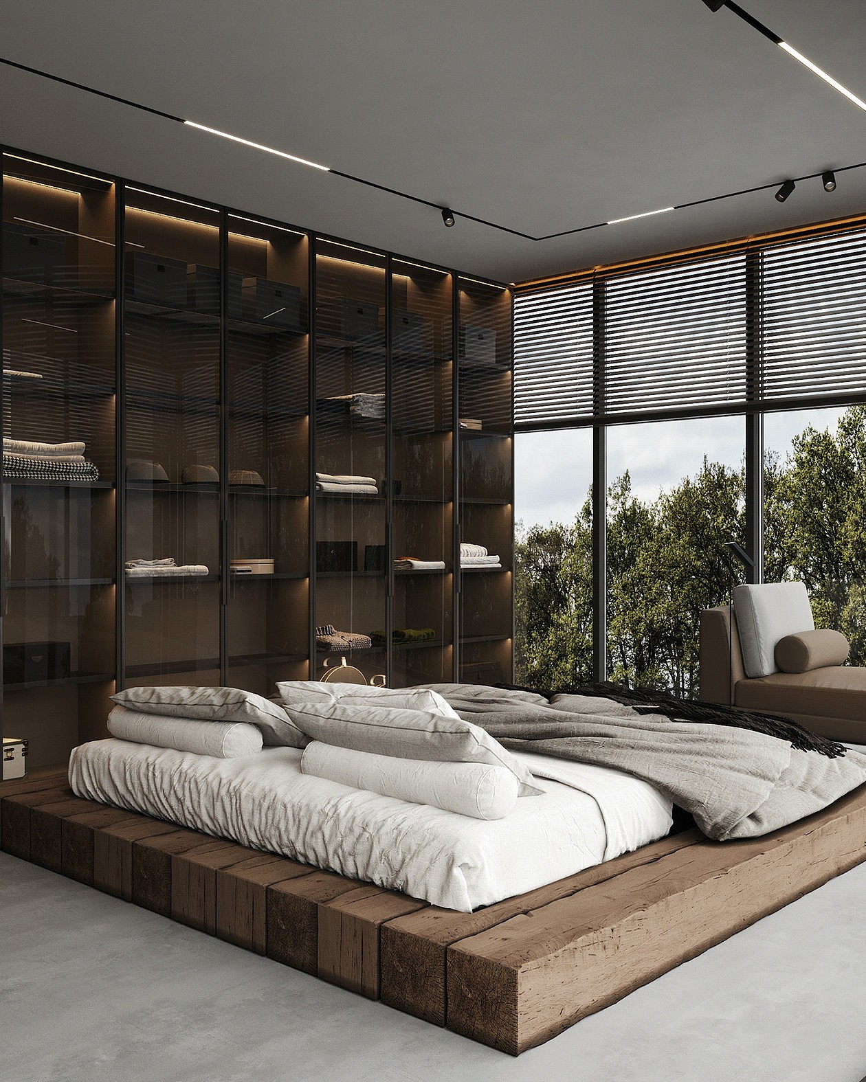 142平挑高空间,工业风设计!