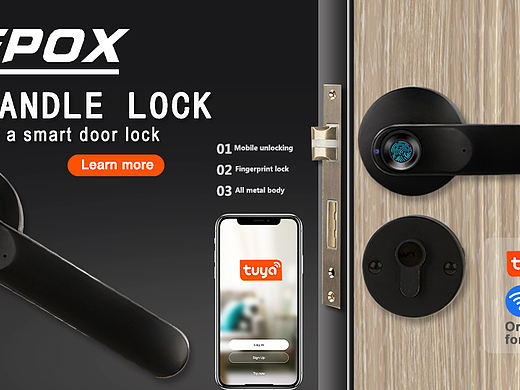 智能手把门锁