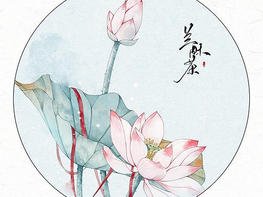 古风荷花-诗词封面