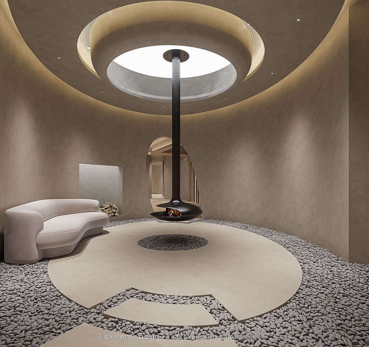 微水泥体验馆|混沌空间表现原创