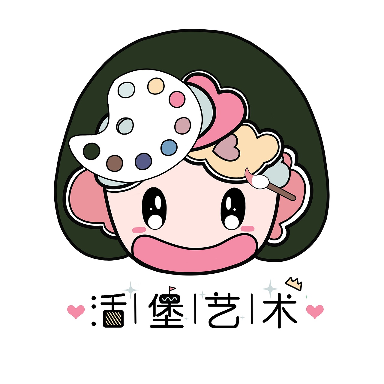 儿童艺术培训logo设计。（图ZMTczMDUyMzQ0） - Logo - 站酷设计师养生怂猫原创素材 - 站酷ZCOOL