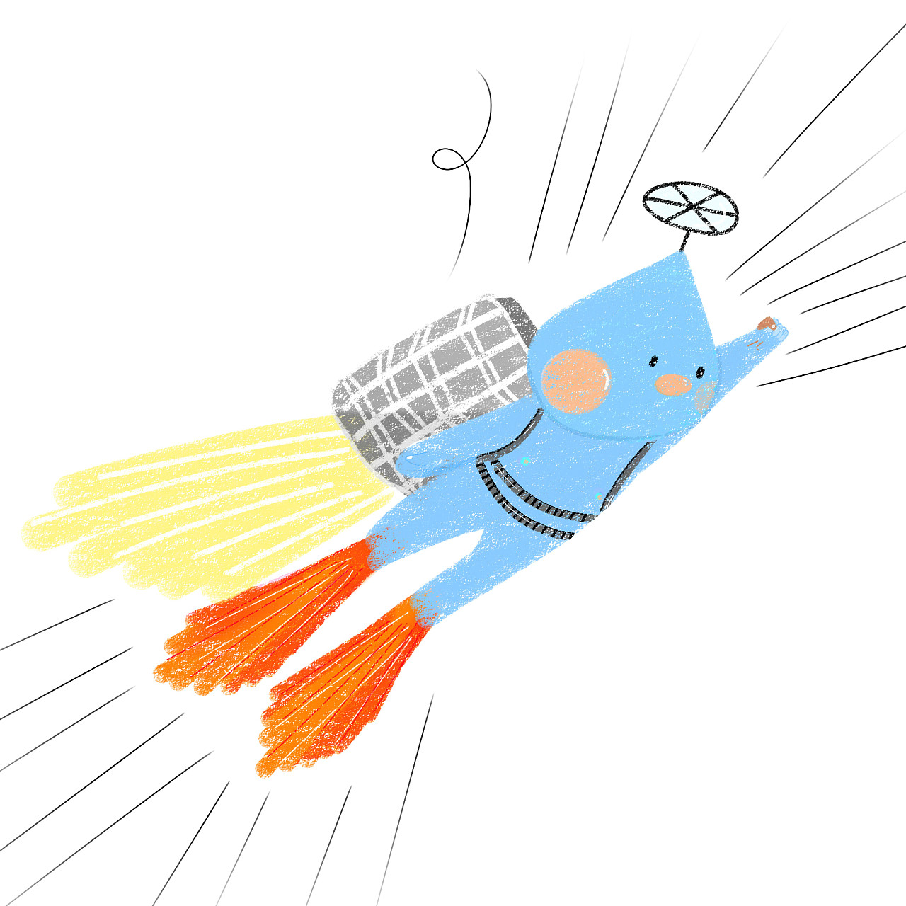 大家冲鸭|插画|插画习作|郭盖 - 原创作品 - 站酷