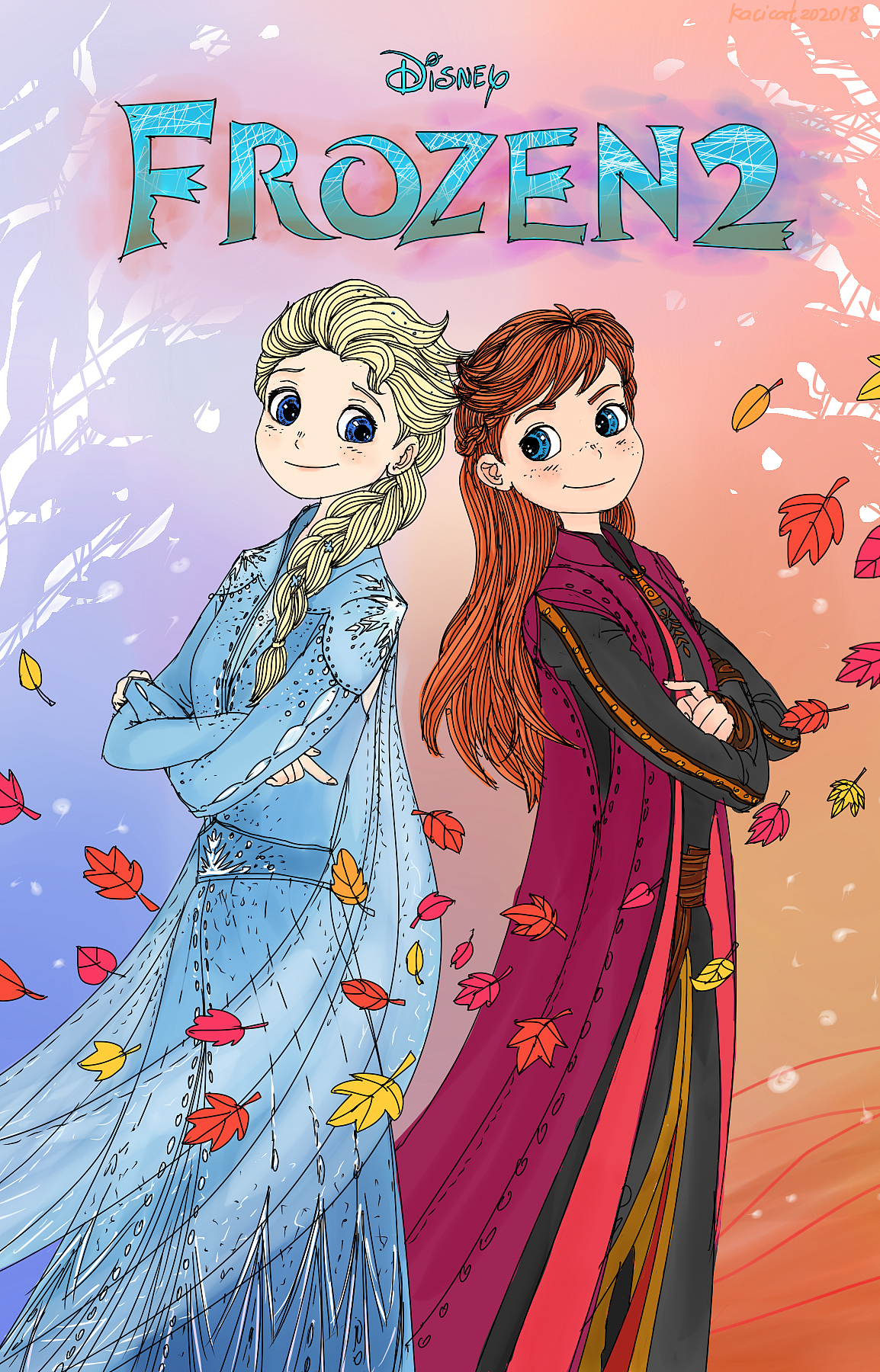 冰雪奇缘同人2（图ZMTkzNjk4NzMy） - 创作习作 - 站酷设计师kacicat原创素材 - 站酷ZCOOL