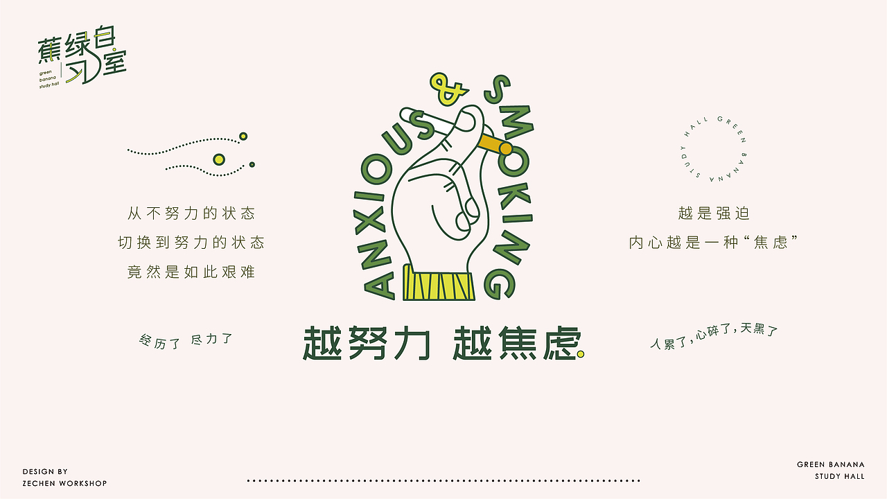 蕉绿自习室-VI（图ZMTk3ODQ0MTUy） - 品牌 - 站酷设计师clova9原创素材 - 站酷ZCOOL