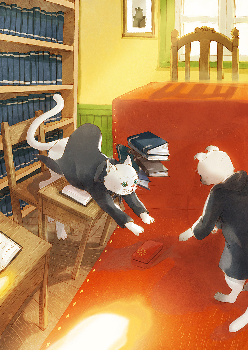 之前合作的一本童书《猫咪事务所》插画封面和内页（图ZMjcyNjUyMzE2） - 商业插画 - 站酷设计师starry阿星原创素材 - 站酷ZCOOL