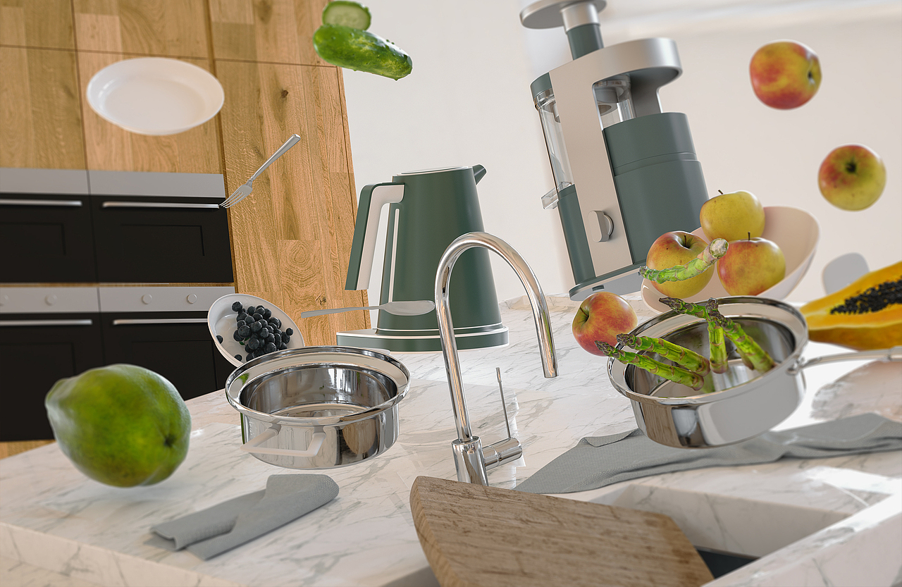 C4D场景渲染产品