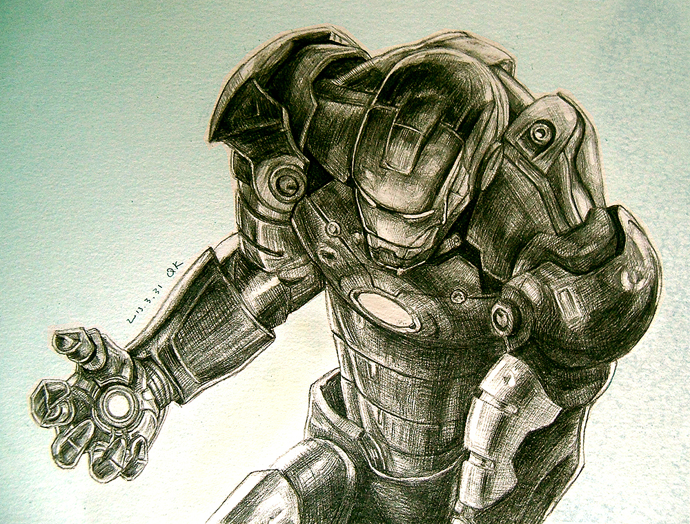 钢铁侠（图ZODg2MDk2MA==） - 商业插画 - 站酷设计师腰果君_QK原创素材 - 站酷ZCOOL