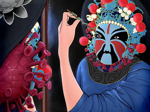新冠病毒变脸