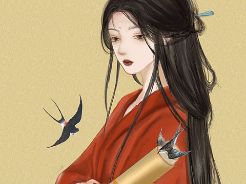 古风插画临摹