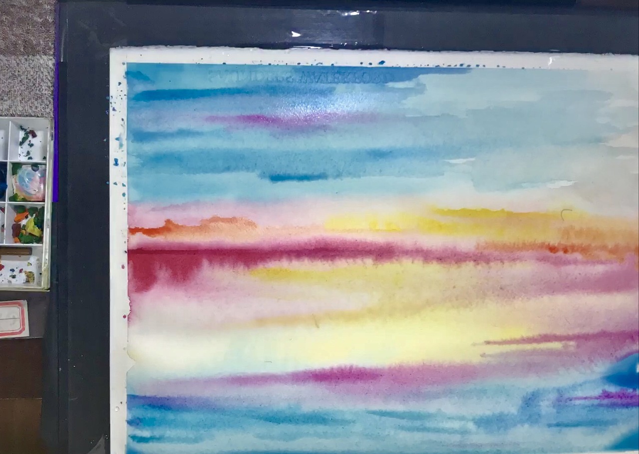 水彩画-海边（图ZMTM0NzkyNDc2） - 绘画 - 站酷设计师阿庆手绘原创素材 - 站酷ZCOOL