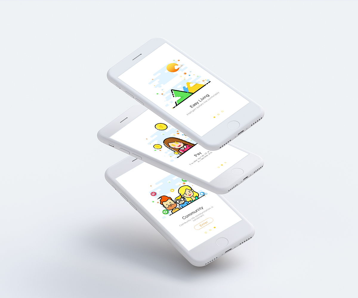 Intelligent life（图ZODQwODcyNDQ=） - APP界面 - 站酷设计师王阿迪原创素材 - 站酷ZCOOL