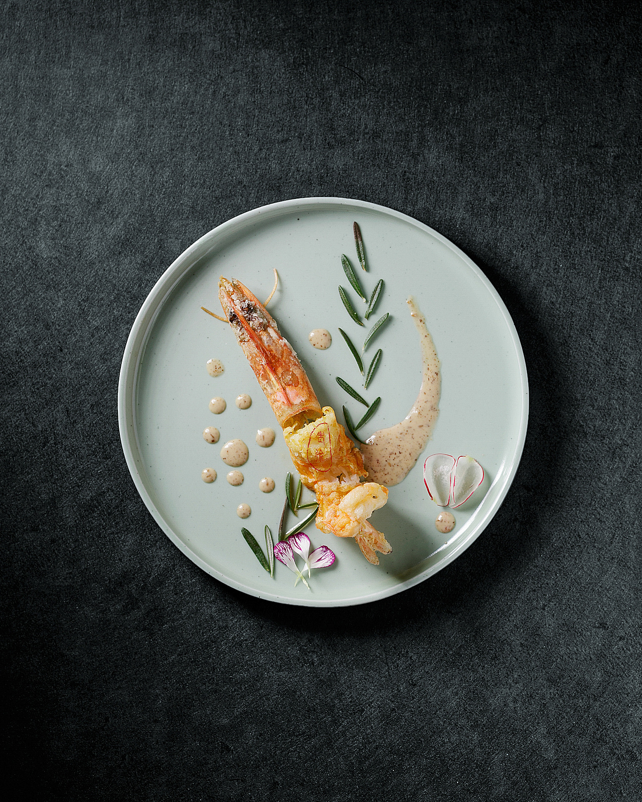 中餐食品西式摆盘二