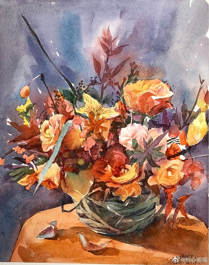 一處深秋（圖ZMTgxNDQwMzIw） - 繪畫 - 站酷設(shè)計師SGED四個耳洞原創(chuàng)素材 - 站酷ZCOOL