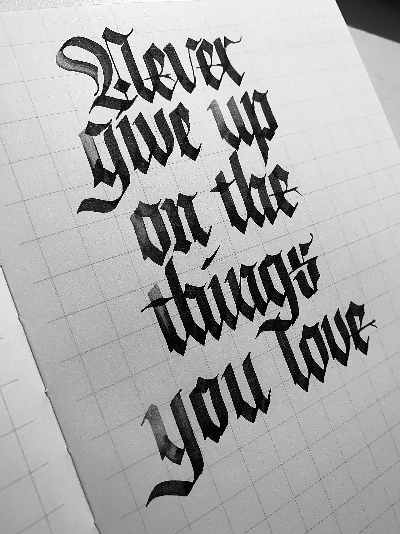 [calligraphy x lettering] 西文书法