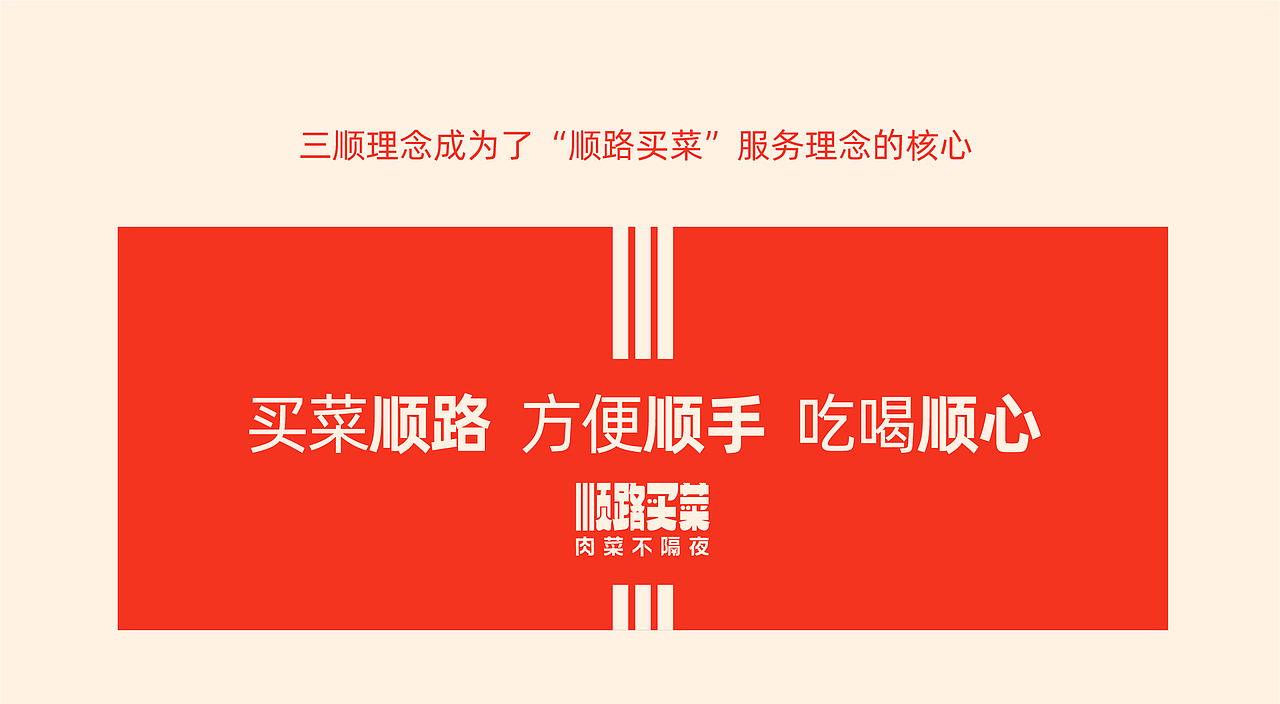 品牌塑形 | 顺路买菜标志提案