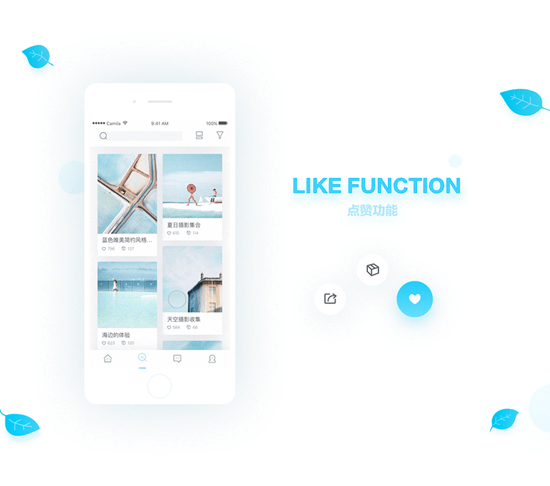 Dribbble一些小插画和小界面（图ZMTE4MjU1NDA4） - 其他UI - 站酷设计师CamilaQAQ原创素材 - 站酷ZCOOL