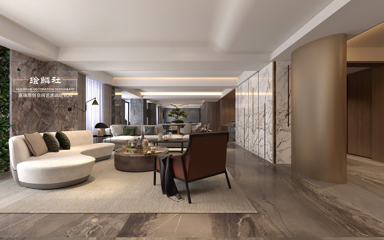 现代风格大平层|空间|家装设计|毛毛zz - 原创作品 - 站酷 (zcool)