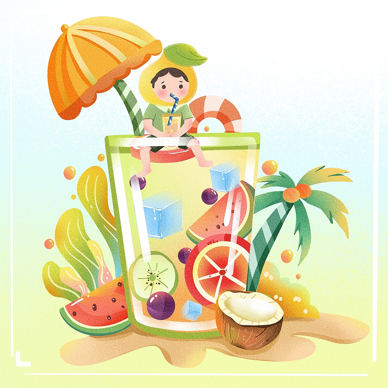 夏天微景观系列