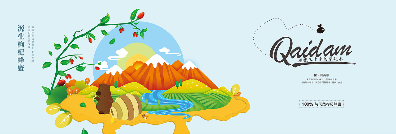 蜂蜜包装（图ZMTc5NzI2NjM2） - 品牌 - 站酷设计师Revival叶原创素材 - 站酷ZCOOL