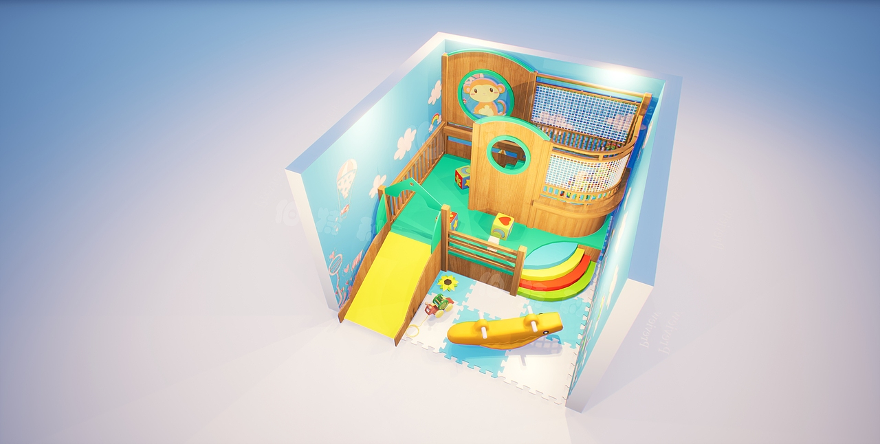 淘气堡作品图片（图ZMTkxMTkxNTY4） - 建筑/空间 - 站酷设计师匠人一心原创素材 - 站酷ZCOOL