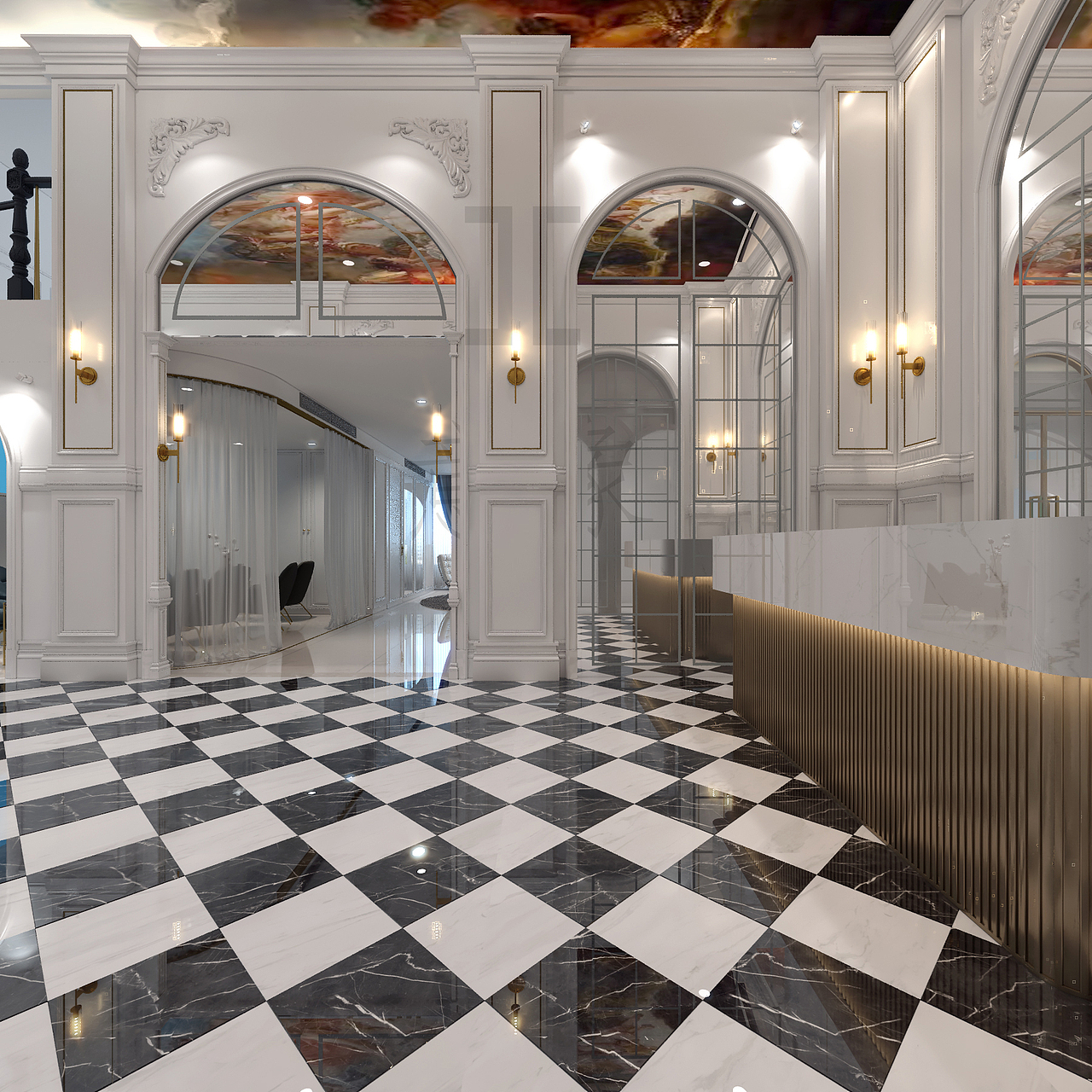 分享收藏vr5.2 acescg家装效果图室外一组3d 16 .vr4.