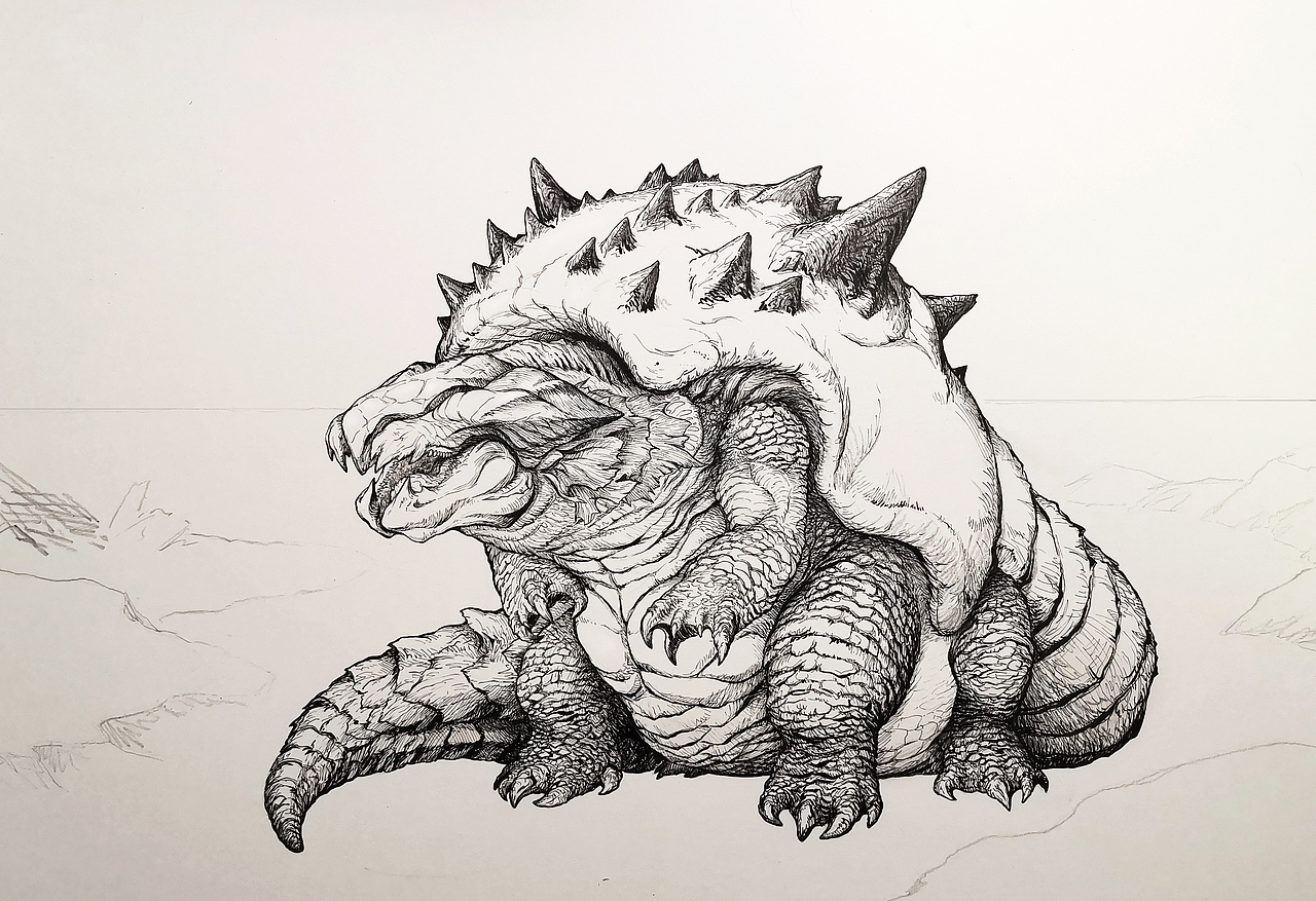 核污染 变异生物/怪物|插画|概念设定|anti_matter_原创作品-站酷