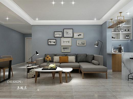 泰安万泰装饰-泰安长城一品132m²北欧风格装修效果图