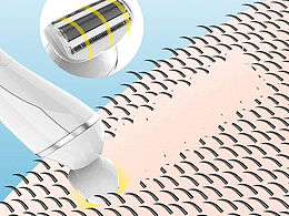 电商详情主图三维渲染 女用刮毛器｜三斤六创意工坊