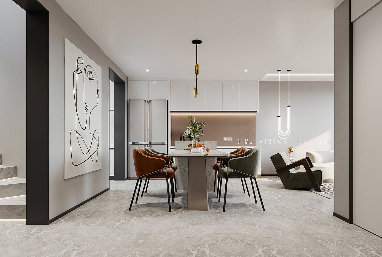 【搬砖】一套现代效果图表现