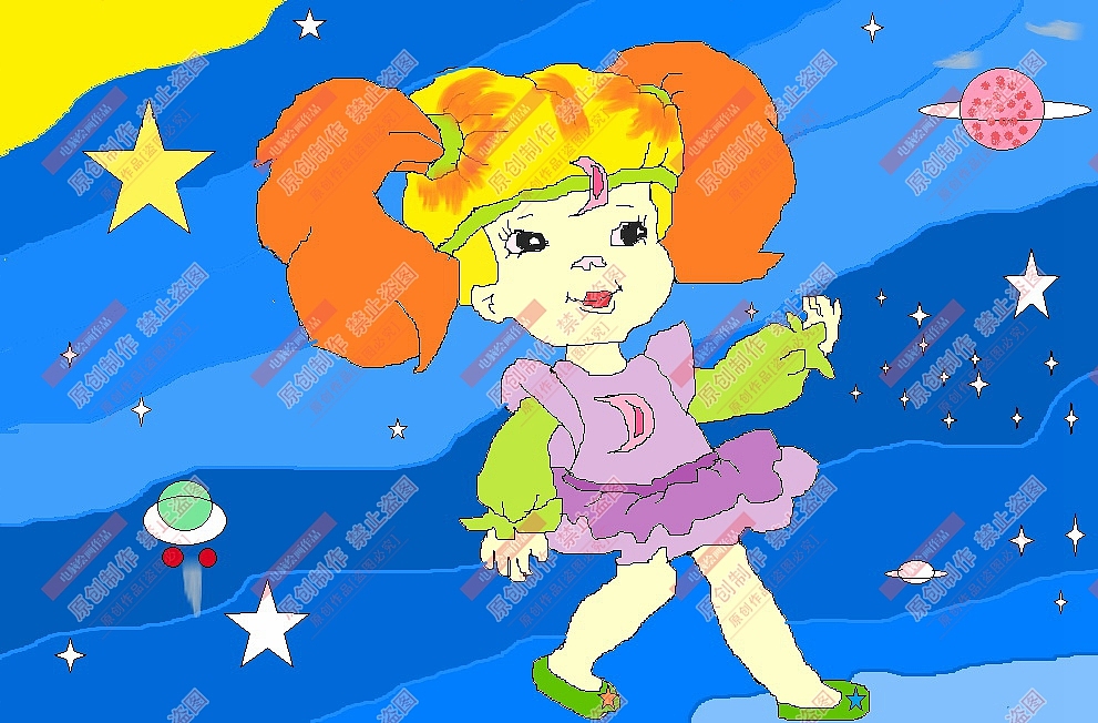 中小学生电脑绘画作品创作制作（图ZMTE3MDI3NjY4） - 艺术插画 - 站酷设计师sucaionline2020原创素材 - 站酷ZCOOL