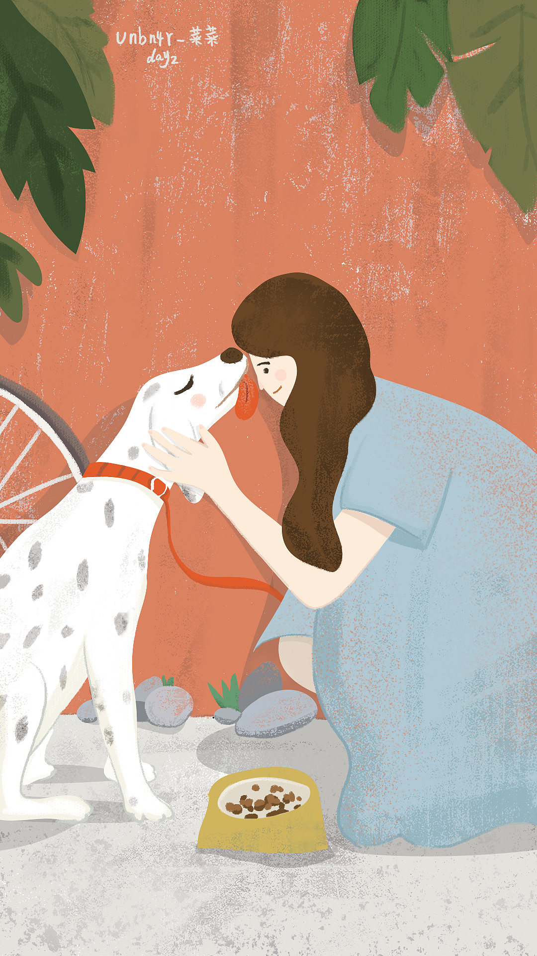 遛狗~（图ZMTYwMzE0MDg4） - 创作习作 - 站酷设计师回忆里的菜菜原创素材 - 站酷ZCOOL