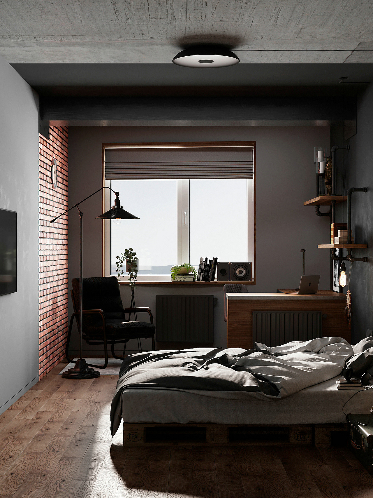 工业风 - 粗狂中带有细腻的质感美！（图ZMjIyNjg0Mzg0） - 家装设计 - 站酷设计师Z53163066原创素材 - 站酷ZCOOL