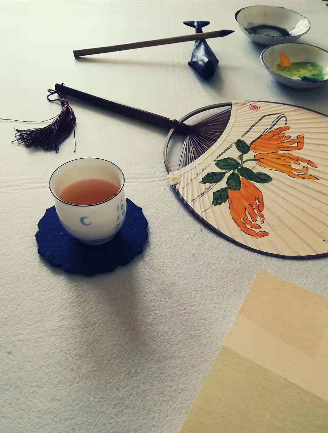 三伏天里画扇面---之团扇篇