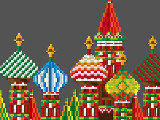 艺术星球Artplant 360°MOSCOW Impression插画设计