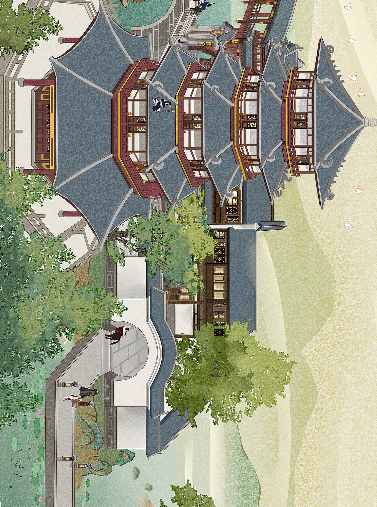 逆水寒江湖长条（图ZMjM4MTcyODg0） - 商业插画 - 站酷设计师郭小天__原创素材 - 站酷ZCOOL