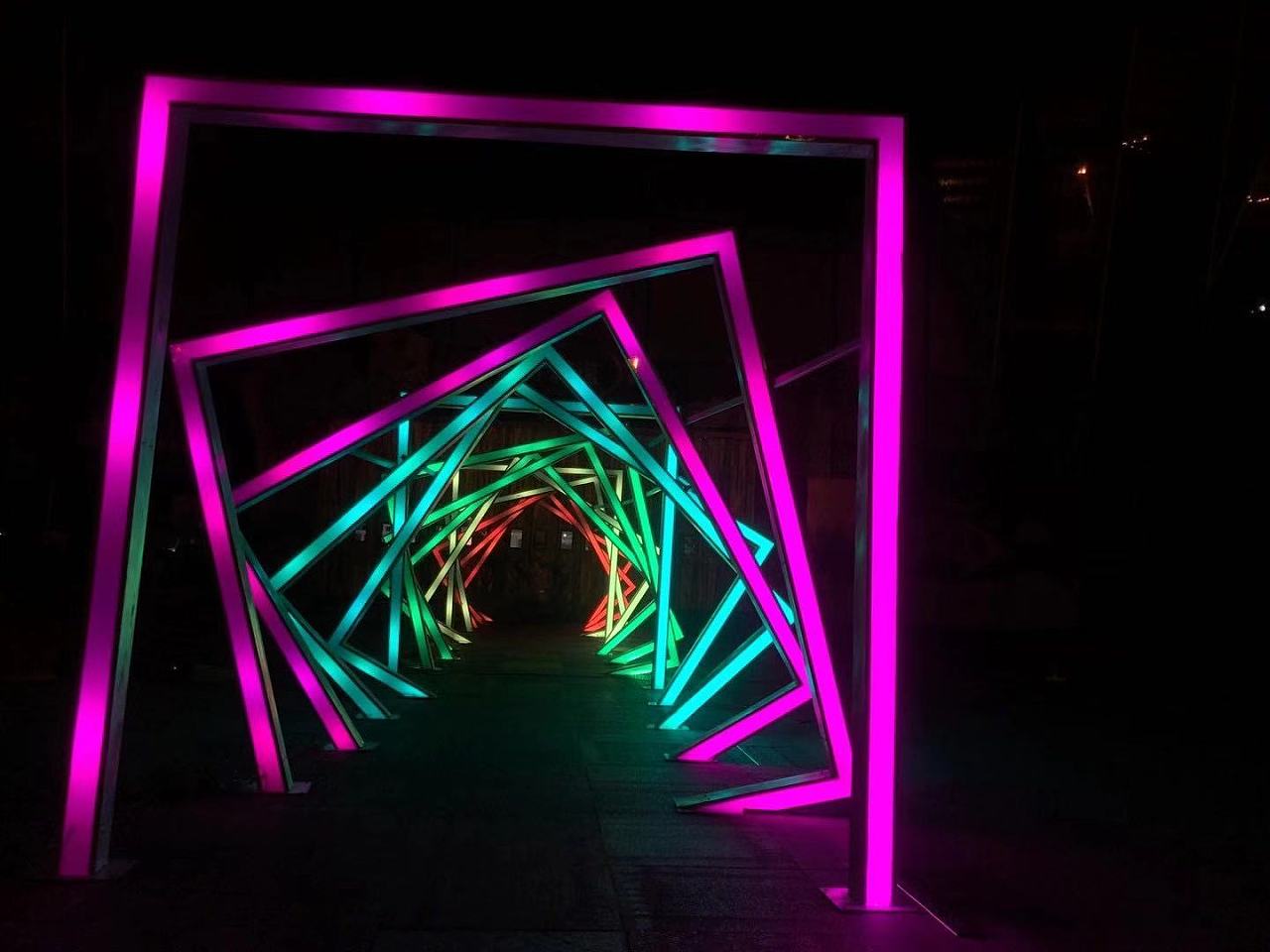 灯光时光隧道生产制作厂家出租出售