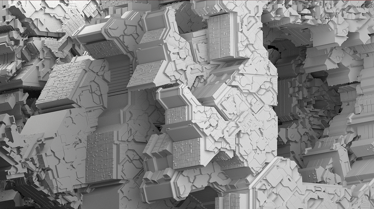 科幻场景建模 #创作加油站（图ZMzEyODc0MjAw） - 场景 - 站酷设计师APong_原创素材 - 站酷ZCOOL