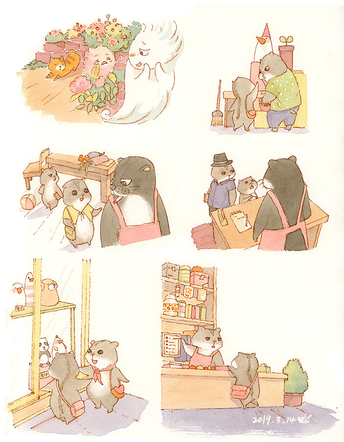 仓鼠宝宝的家庭日常