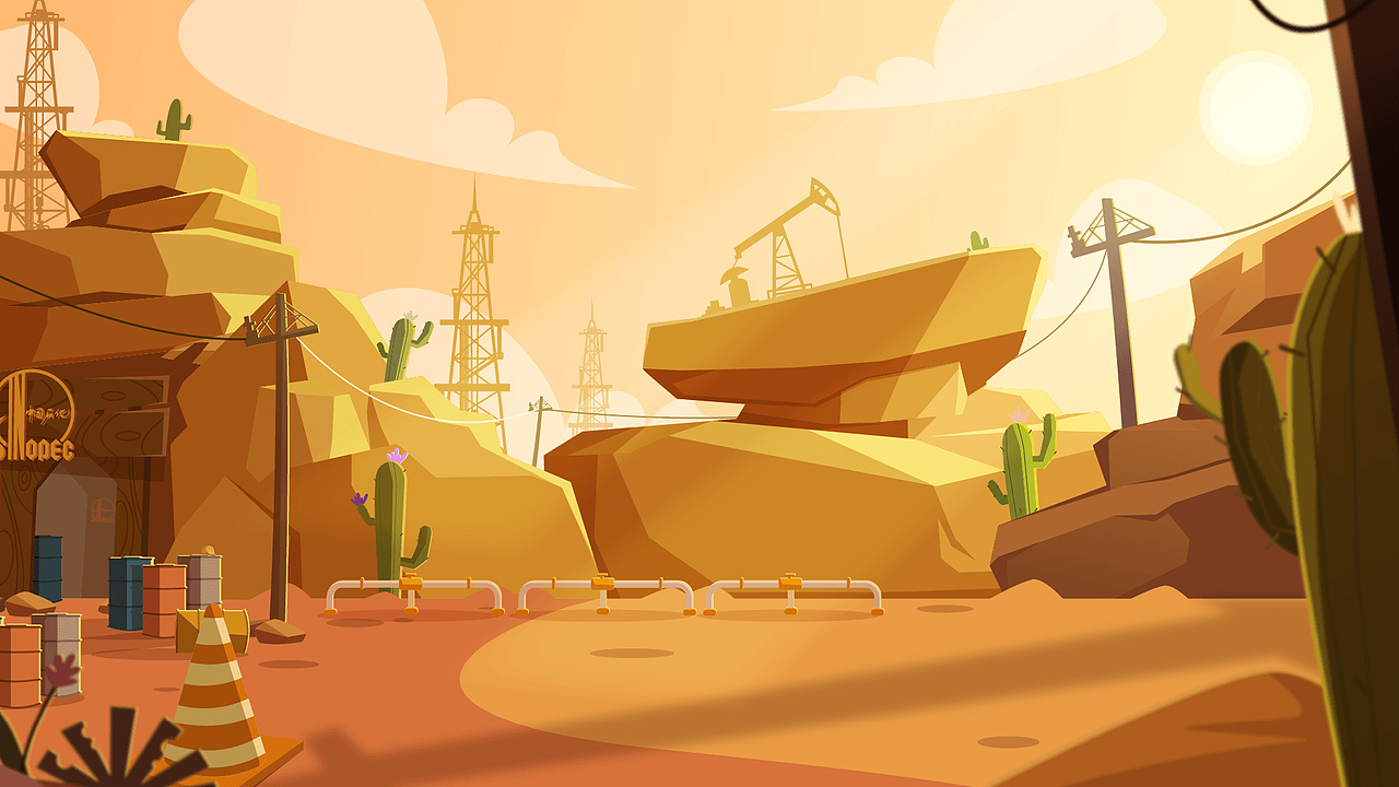 矢量动画场景(卡通插画)