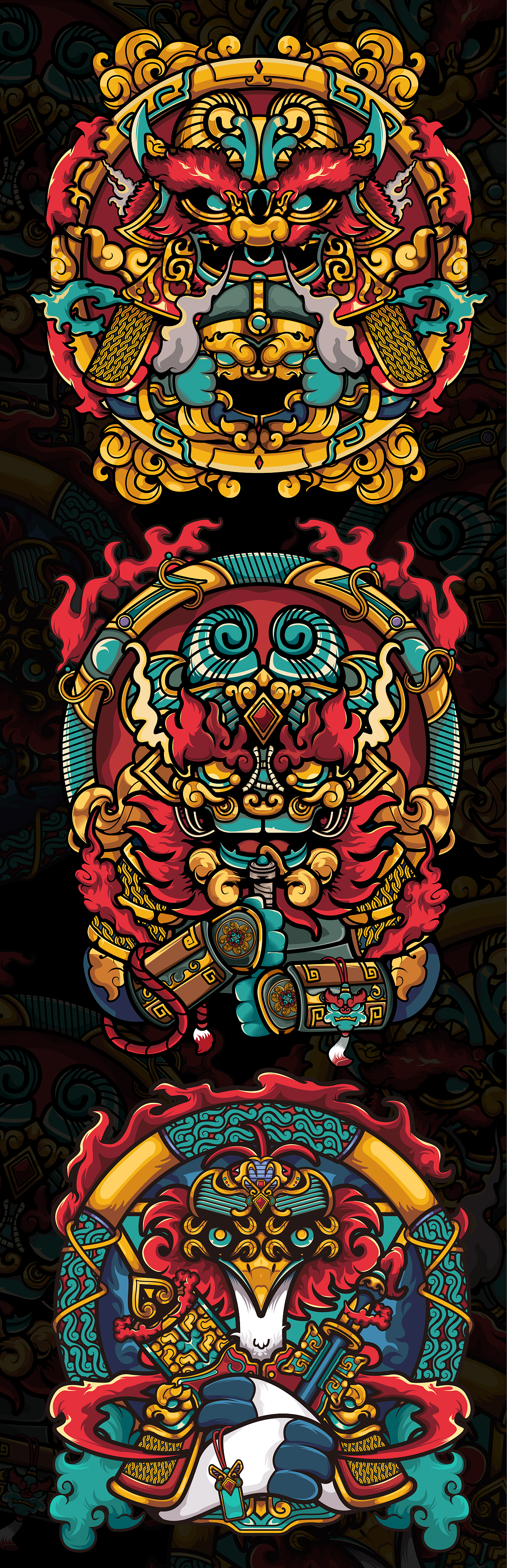 插画习作--山海（图ZMzA4OTkwODA4） - 新锐潮流插画 - 站酷设计师尼克洛Nicolo原创素材 - 站酷ZCOOL