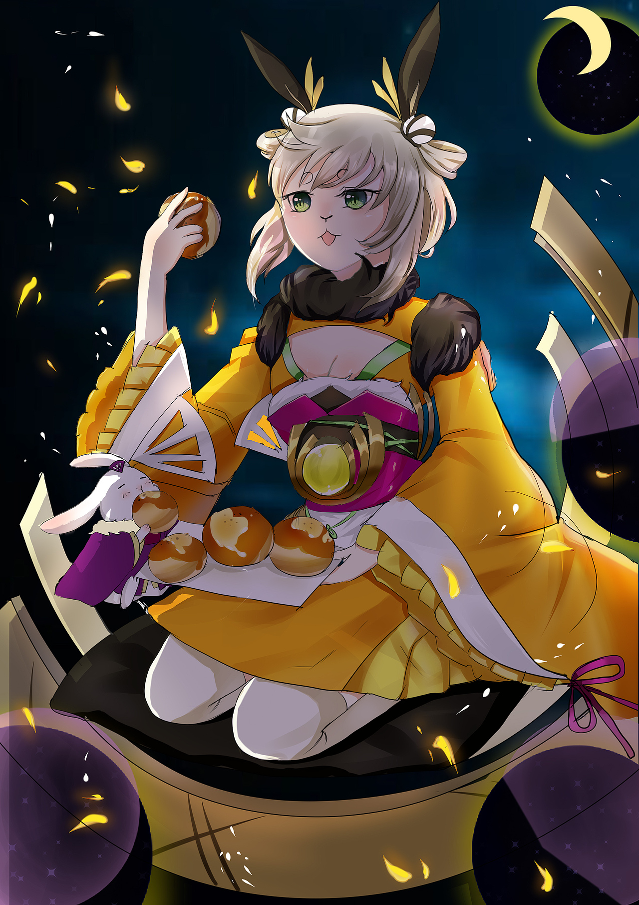 阴阳师同人追月神