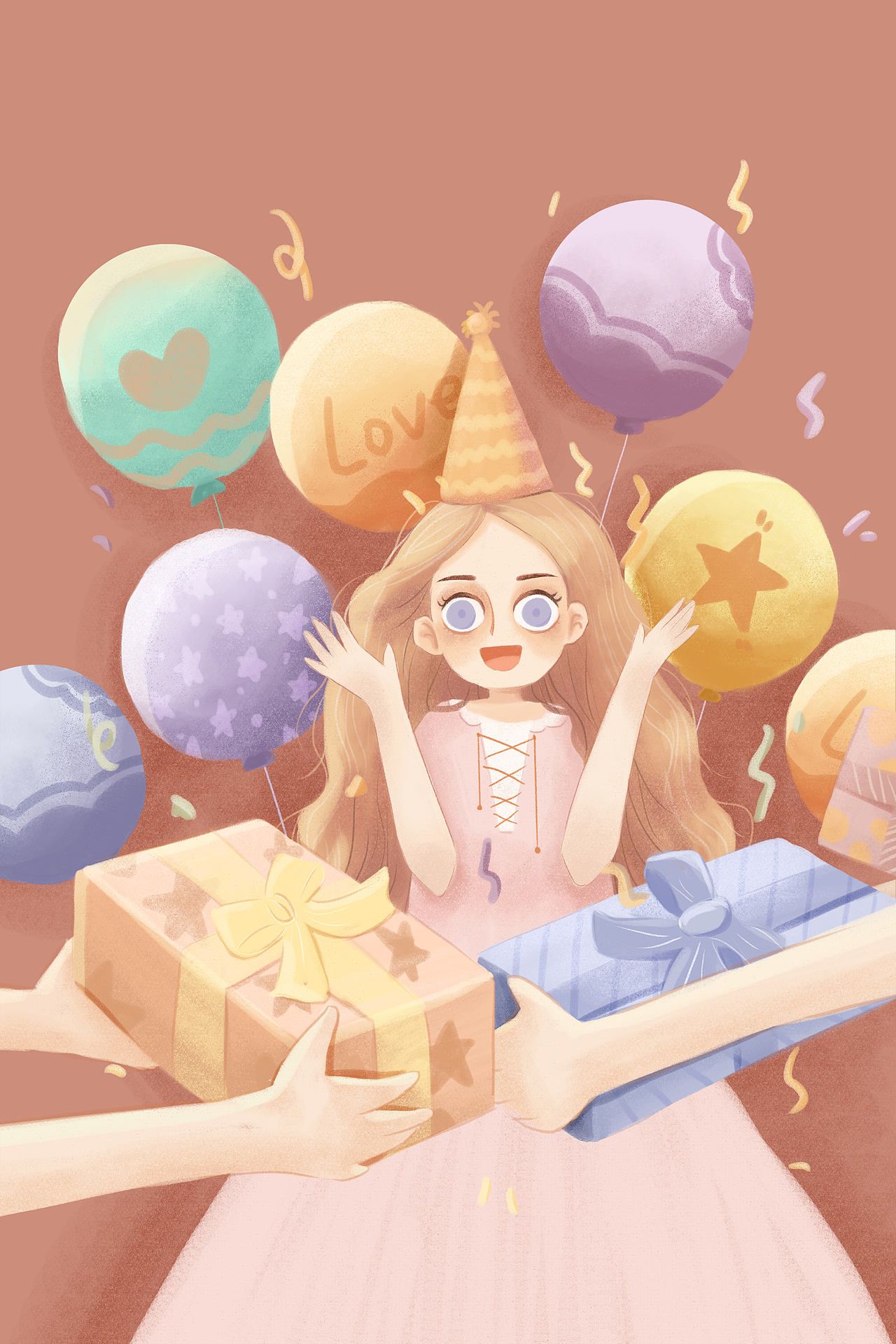 生日（图ZMTUxODc4MTU2） - 商业插画 - 站酷设计师Yvonne晴原创素材 - 站酷ZCOOL