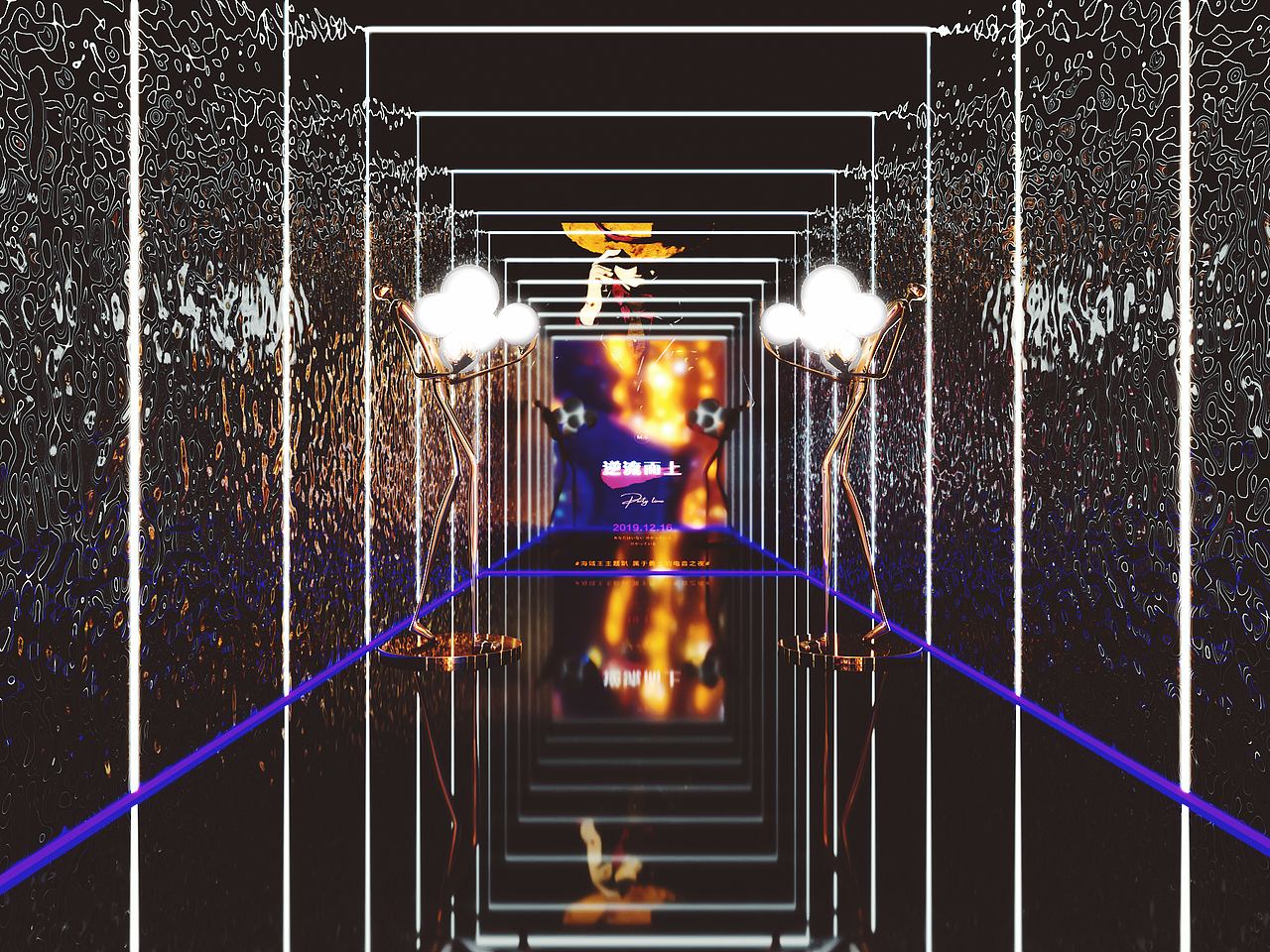 酒吧KTV过道（图ZMjQ3MzE3MDY0） - 商业空间设计 - 站酷设计师Z操作者原创素材 - 站酷ZCOOL