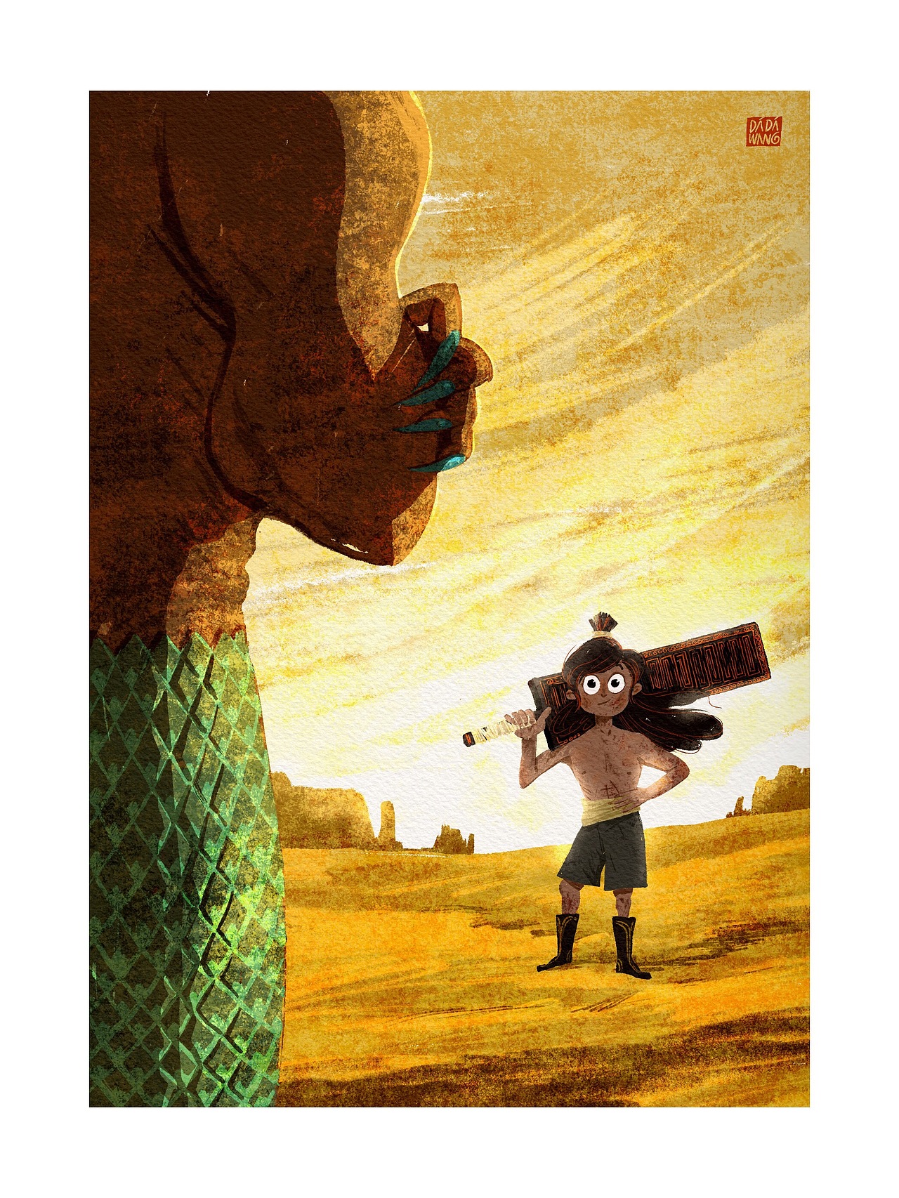 《萧哥图鉴》DADA（图ZMTQyNTA4MDU2） - 创作习作 - 站酷设计师木丁插画工作室原创素材 - 站酷ZCOOL