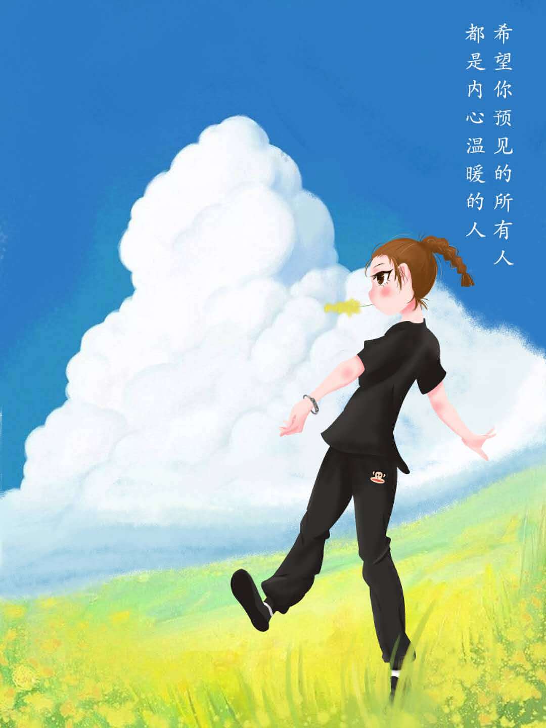 插画 清新 漫画（图ZMjA2OTcxOTYw） - 创作习作 - 站酷设计师z君是大美妞原创素材 - 站酷ZCOOL
