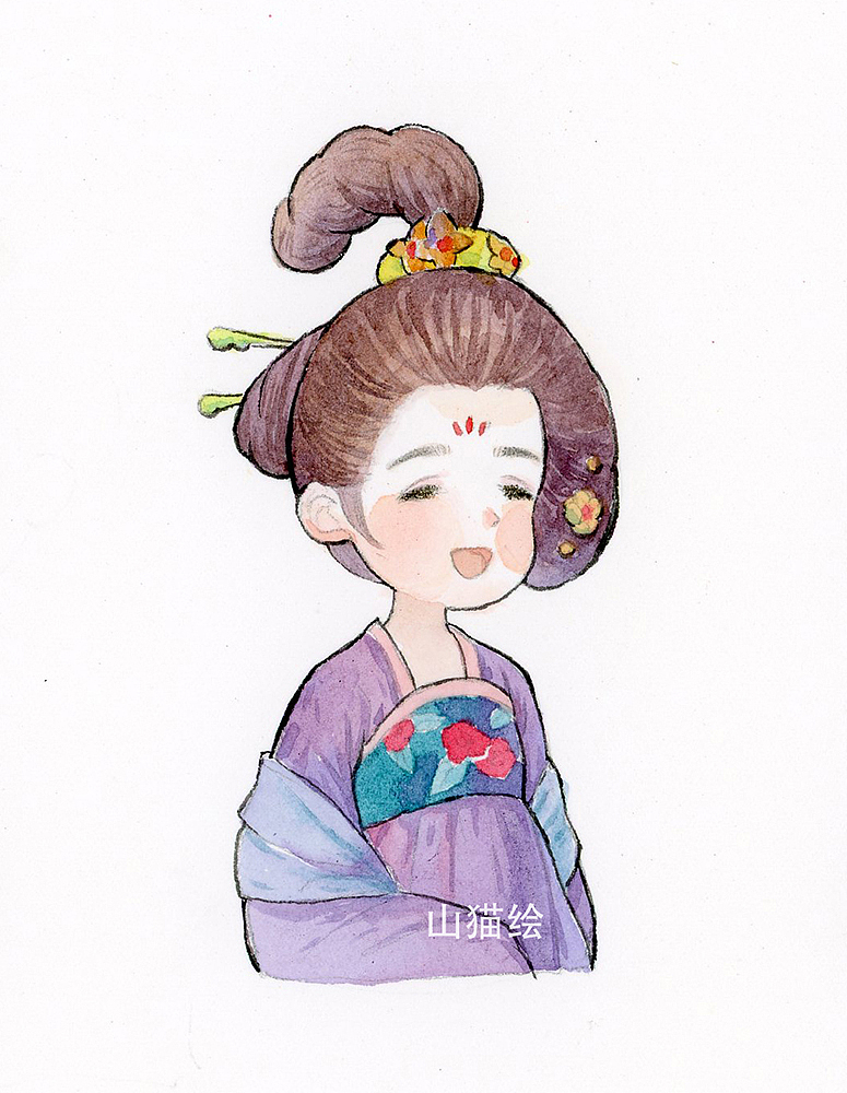 团练课的古风小可爱