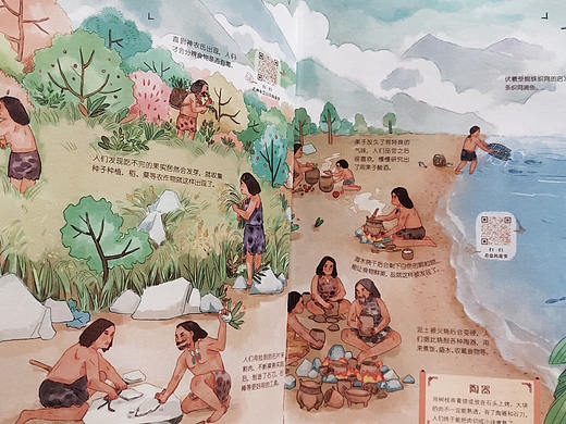 中国传统饮食发展系列插画