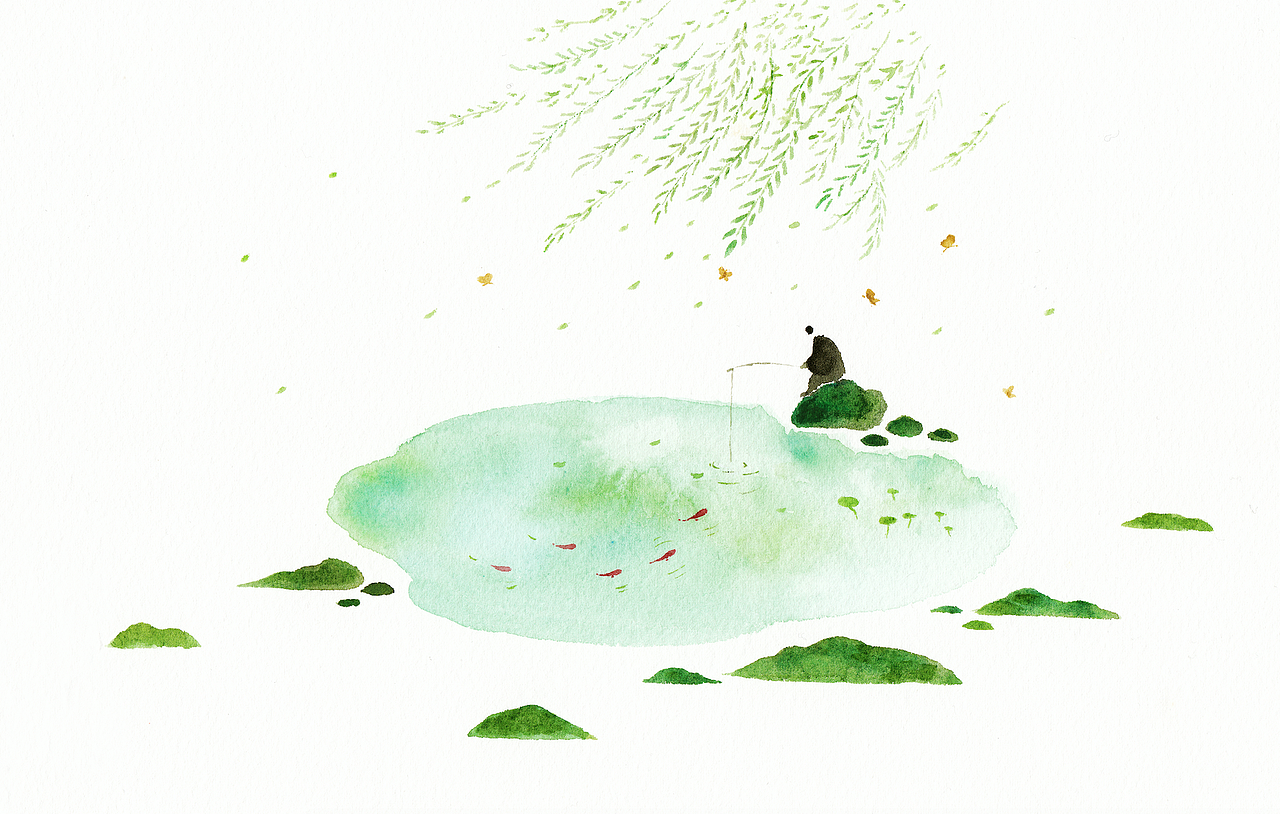 山水苦乐集（图ZNzczNDIzMjQ=） - 商业插画 - 站酷设计师忘川山人原创素材 - 站酷ZCOOL